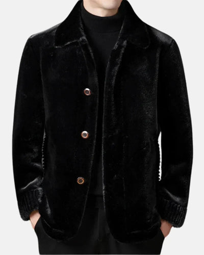 Percy - Reversible Mink Wool Coat