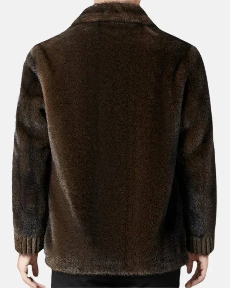 Percy - Reversible Mink Wool Coat
