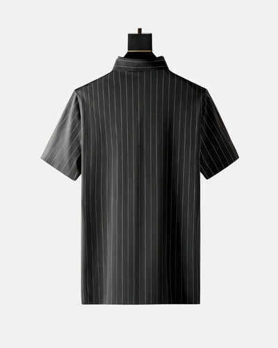 Ricco - Ice Silk Stripes Casual Set