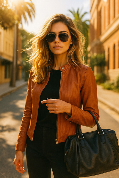 Valeria Italian Leather Jacket