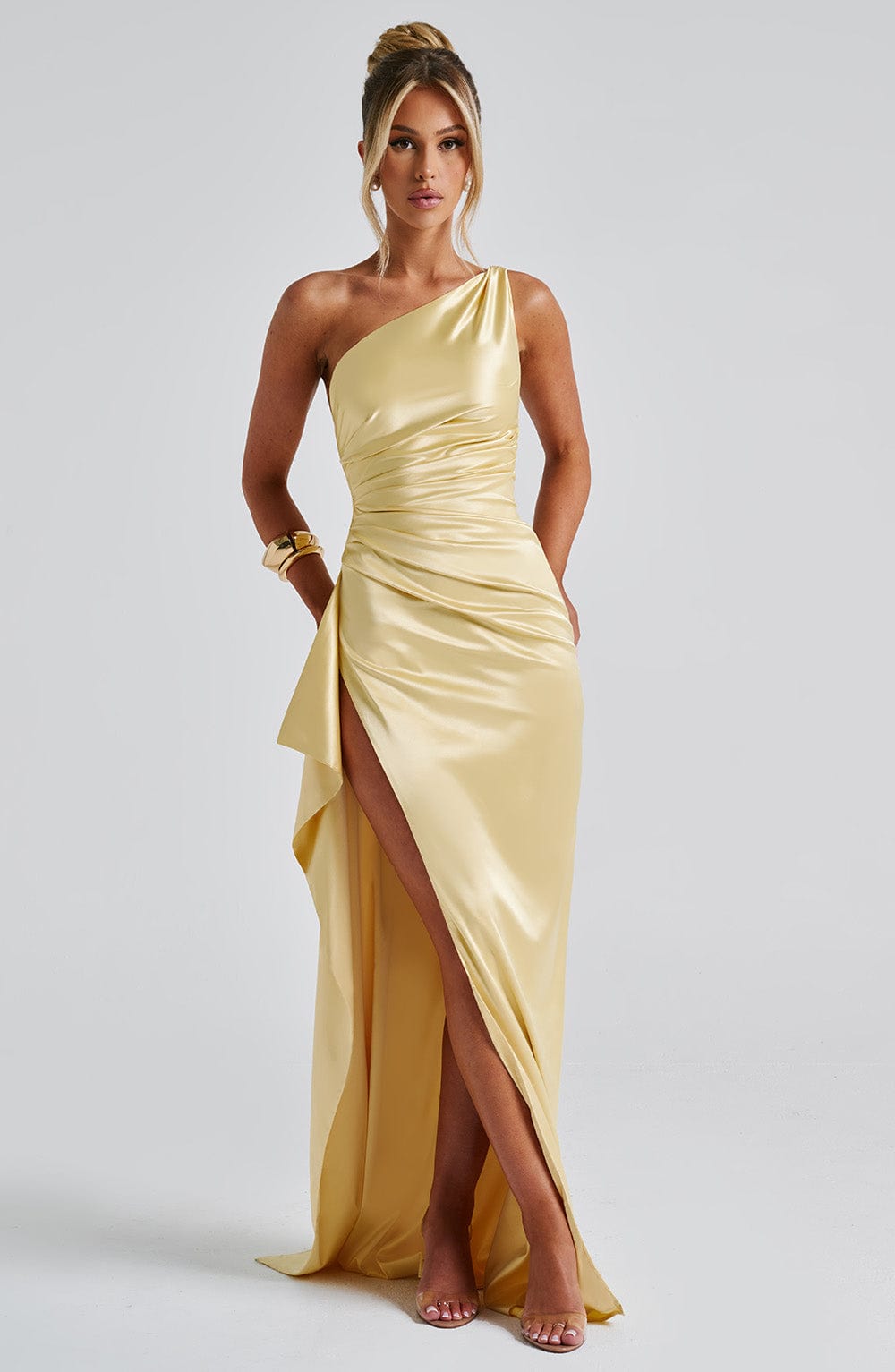 Sherrie - Backless Slit Maxi Dress