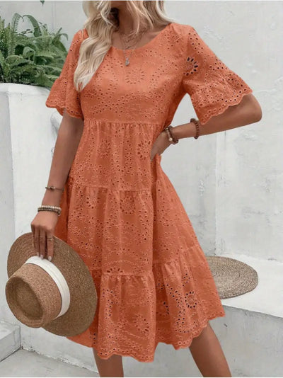 Victoria | Lace A-Line Mini Dress