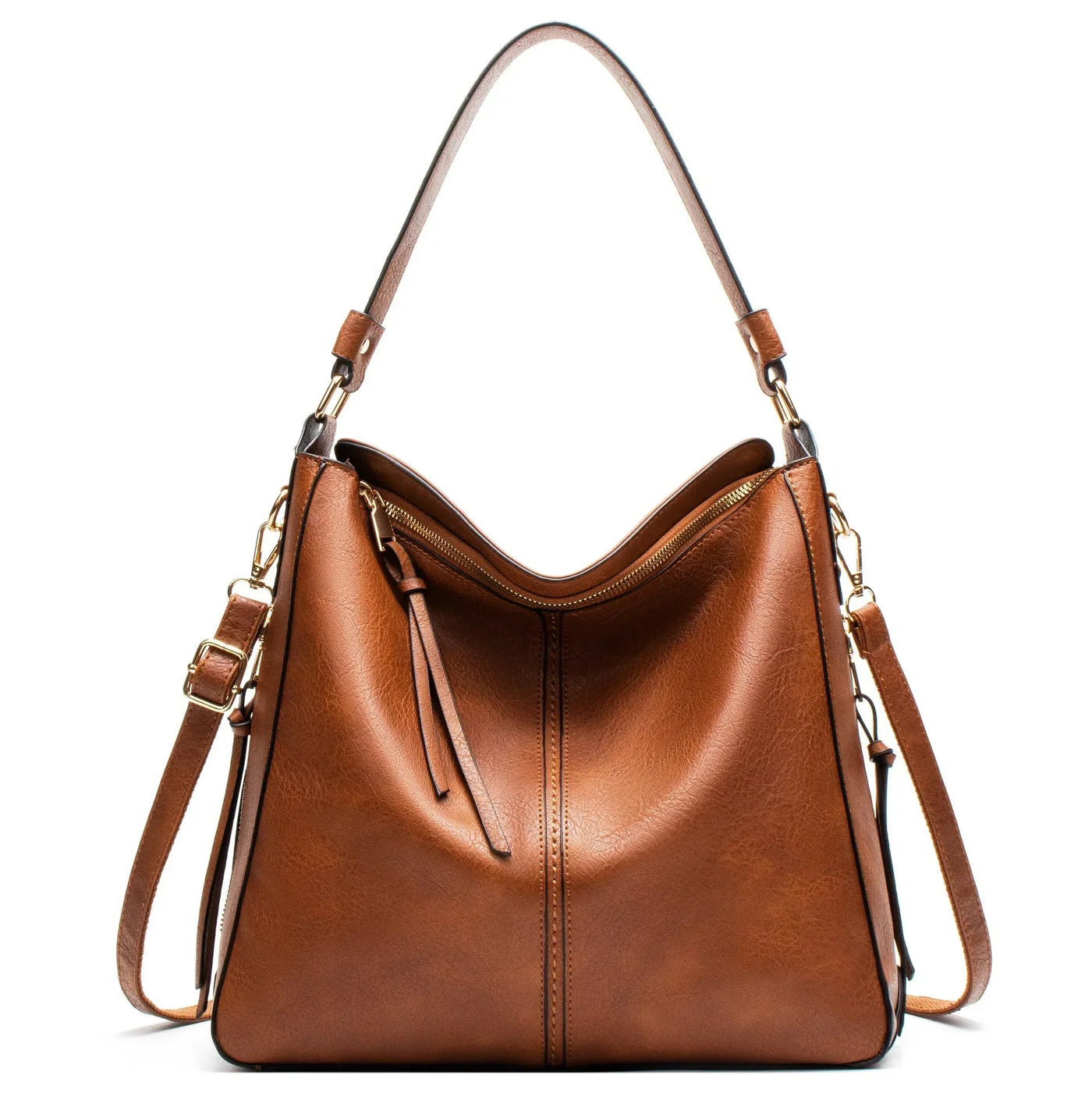 Karmen - Leather Hobo Bag