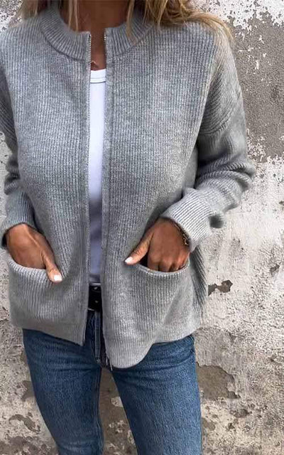 Marcia™ - Cozy Zip-Up Sweater