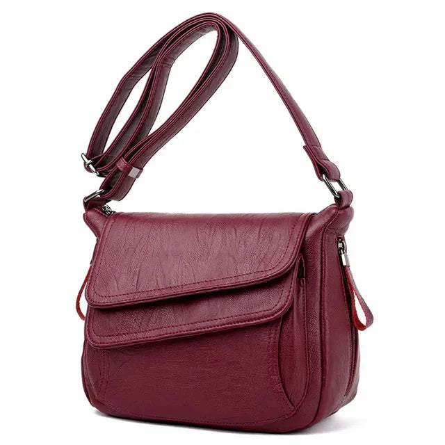 Freya - Soft Leather Crossbody Bag