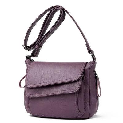 Freya - Soft Leather Crossbody Bag