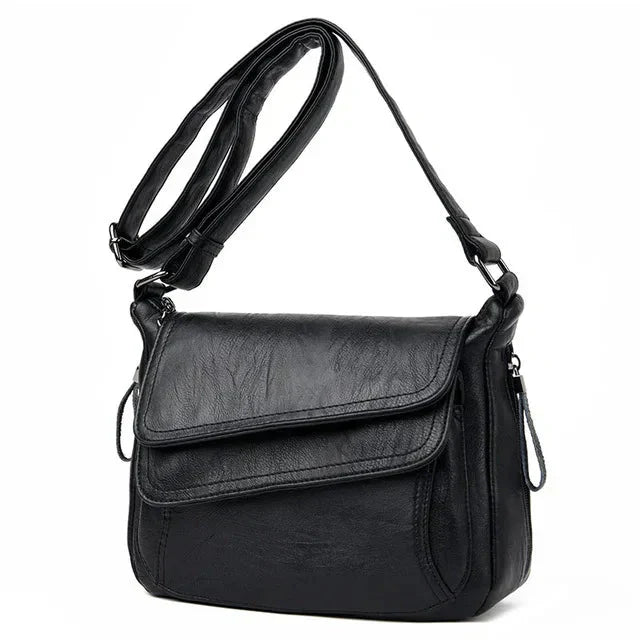 Freya - Soft Leather Crossbody Bag
