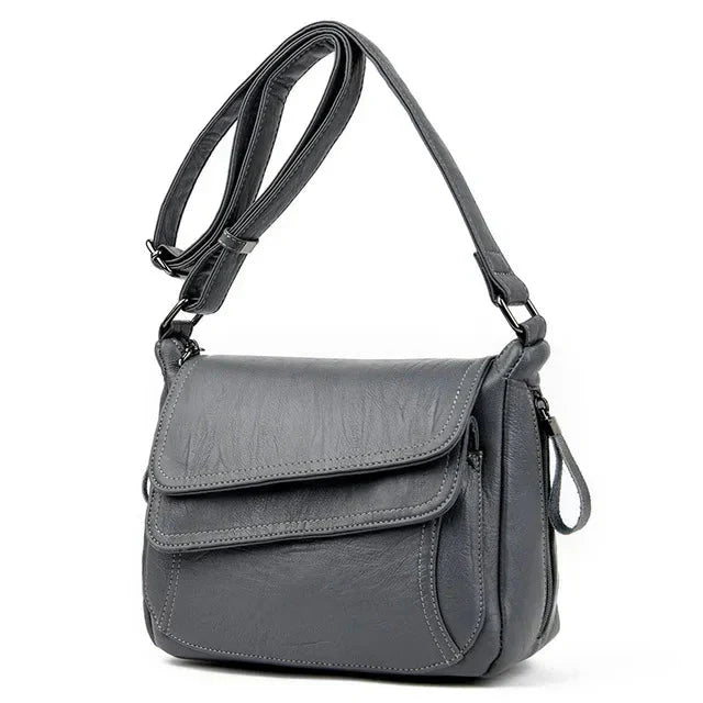 Freya - Soft Leather Crossbody Bag