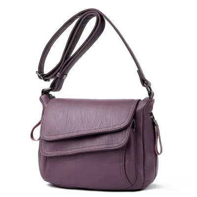 Freya - Soft Leather Crossbody Bag