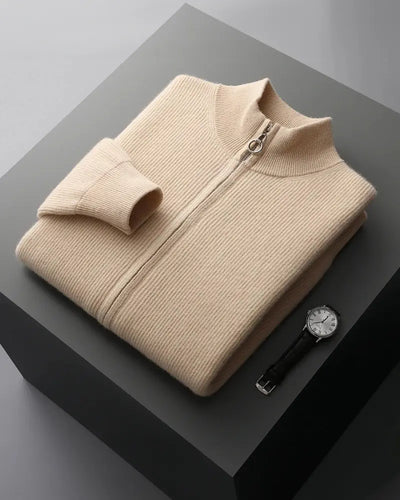 Rayne - Cashmere Zip-Up Sweater