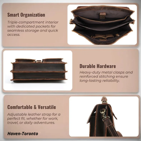 Nile - Brown Leather Shoulder Bag