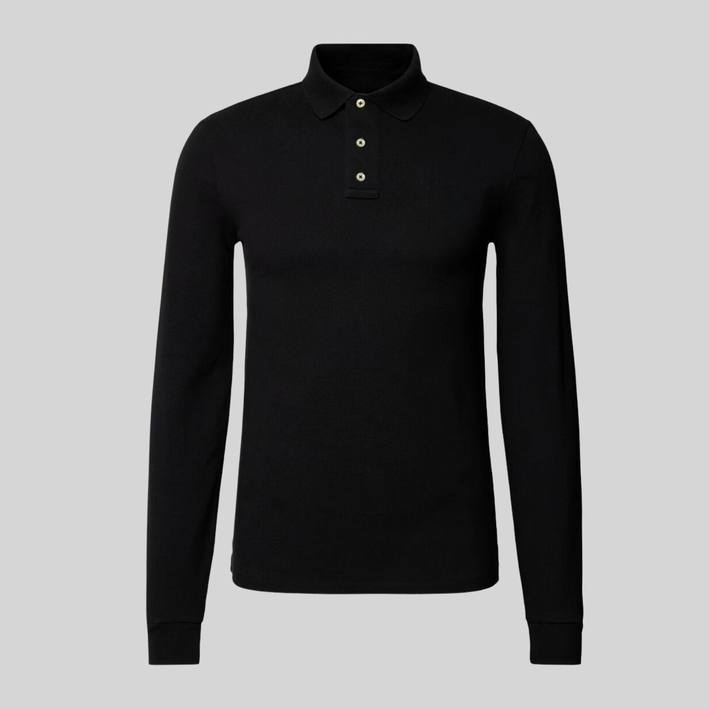 Friedrich - Casual Long Sleeve Polo Shirt
