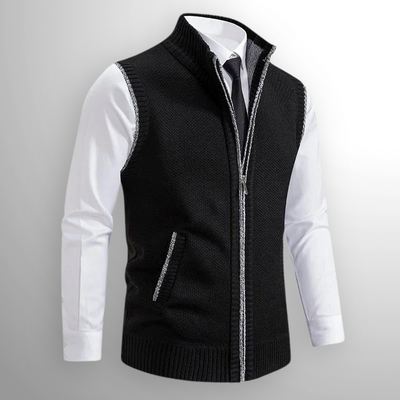 The Eliano Wool Blend Vest