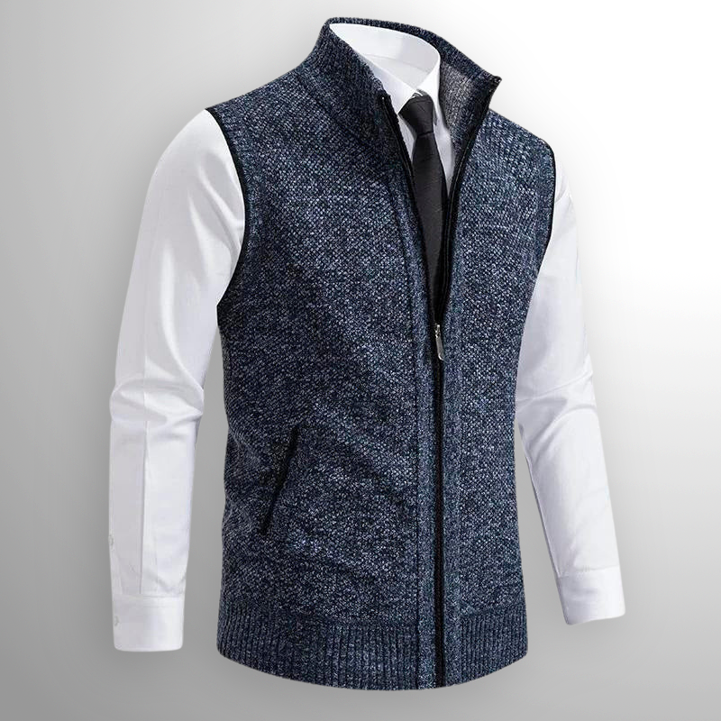 The Eliano Wool Blend Vest