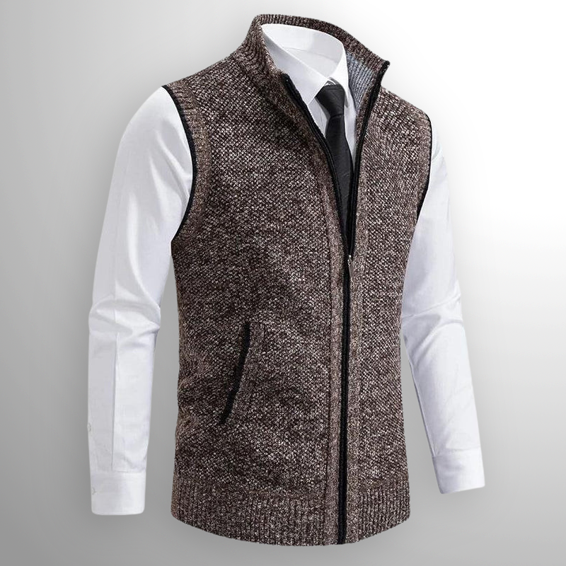 The Eliano Wool Blend Vest