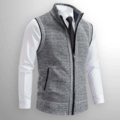 The Eliano Wool Blend Vest