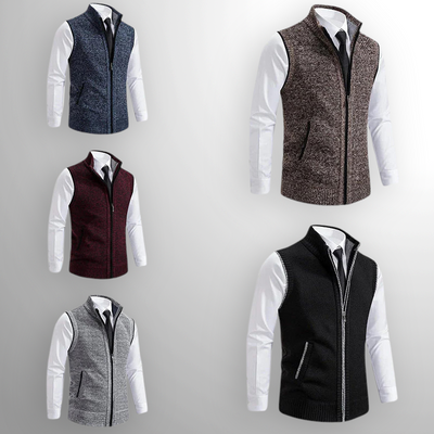 The Eliano Wool Blend Vest