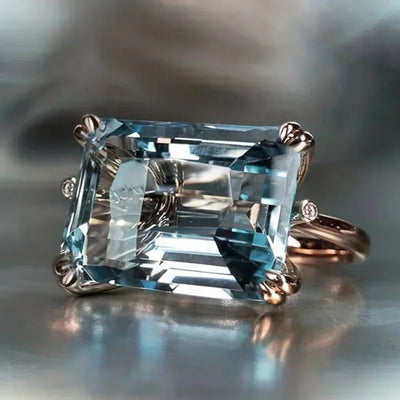Aubrielle – Vintage Blue Zirconia Ring
